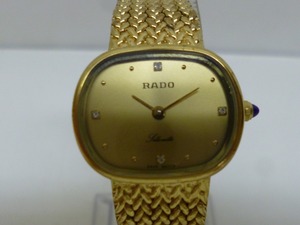 A440-N37-1031 RADO ラドー 133.9037.2 ゴールド スクエア 腕時計 レディース クオーツ 現状品1