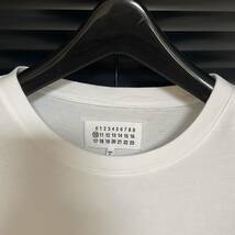 メゾンマルジェラ　Maison margiela カットソー　44 S　八の字　 Tシャツ 半袖 ホワイト クルーネック_画像2