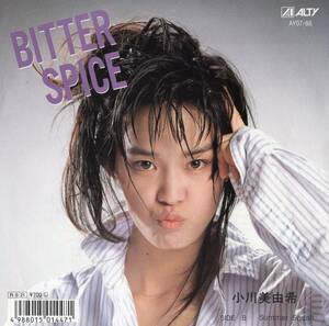 1988年昭和63年 小川美由希 BITTER SPICE シングルレコード AY07-88 和モノ? 昭和歌謡