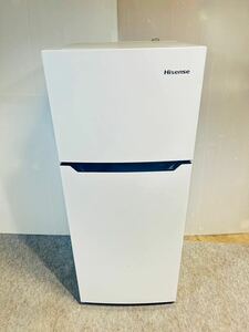 Hisense HR-B1201 2017年製 ノンフロン冷凍冷蔵庫 ホワイト 2ドア ハイセンス 引き取り歓迎