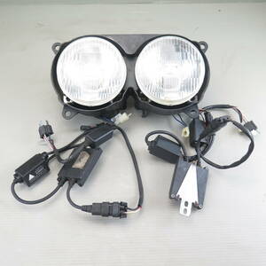 FZR250 [2KR] 純正 ヘッドライト　レンズ ヘッドライトケース HID 中古 ヤマハ YAMAHA KR060404