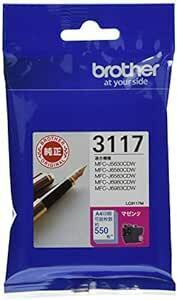 ブラザー工業 【brother純正】インクカートリッジマゼンタ LC3117M 対応型番:MFC-J6983CDW、MFC-J65