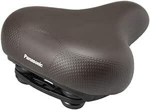 パナソニック(Panasonic) ソフトクッションサドル 自転車 ブラウン/ブラック NSSS045 単品/テールライトセッ