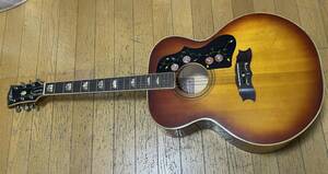 aria WJ-35 акустическая гитара сделано в Японии текущее состояние . Junk J-200 j-185 japan jumbo 