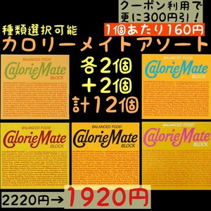 えらべる カロリーメイト 12個セット (160円/1箱) 賞味期限2024.11以降 ゆうパケットポスト匿名配送(不在時でも受取可能)