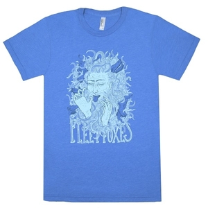 FLEET FOXES フリートフォクシーズ FF Blue Tシャツ Mサイズ オフィシャル