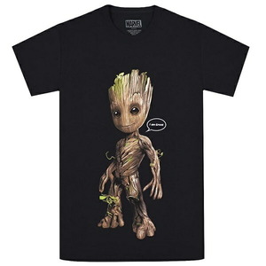 GUARDIANS OF THE GALAXY ガーディアンズオブギャラクシー Vol.2 I Am Groot Scribbles Tシャツ XLサイズ オフィシャル