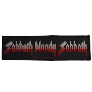 BLACK SABBATH черный скумбиря sSabbath Bloody Sabbath Patch нашивка официальный 