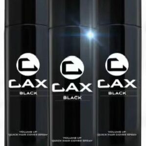 CAX カックス 薄毛隠し用 ヘアスプレー 100g ブラック 3個セット