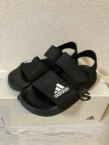 キッズ サンダル アディダス アディダス adidas ブラック 19cm 