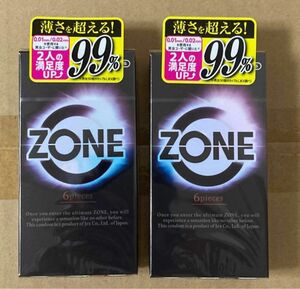 ZONE ゾーン コンドーム 6個入 × 2箱セット