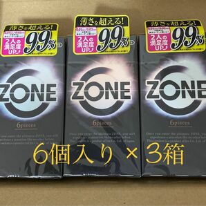 ZONE ゾーン コンドーム 6個入 × 3箱セット