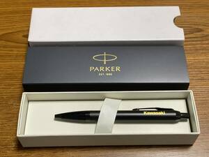 PARKER ボールペン　Kawasaki コラボ　ノベルティ商品　ブラック／ゴールド　パーカー　カワサキ　バイク