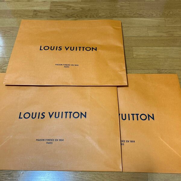 LOUIS VUITTON ルイヴィトン 紙袋 ショップ袋　3枚セット