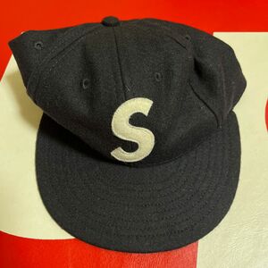 Supreme Ebbets S Logo Fitted 6-Panel "Black"シュプリーム エベッツ S ロゴ 