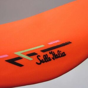 送料込・未使用【サドル】selle ITALIA（セライタリア）CANYONサドル ネオンオレンジ90年代？の画像2