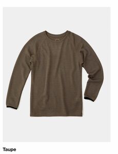 山と道 DF mesh merino long sleeve C size L color taupe