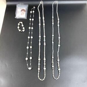 D4068【コンパクト】 アクセサリー まとめ Jinka Nezu 淡水バロックパール ネックレス