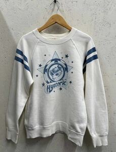 【お買得】オ11☆キッズ　HYSTERIC GLAMOUR ヒステリックグラマー　トレーナー　size140 白/ホワイト　綿100% 日本製　スウェット♪