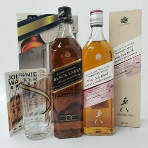 M33133(054)-565/MM4000 sake 2 ps summarize Johnnie Walker BLACK LABEL Johnny War car /Johnnie Walker Wine Cask Blend box attaching 