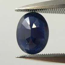 M061-510　天然コランダム ブルーサファイア ルース 裸石 1粒 CARAT：1.771ct ソーティング付き_画像4