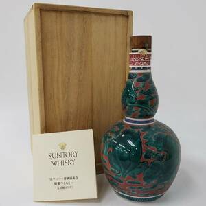 M37639(062)-530/TN8000[ Chiba prefecture inside . shipping ] sake * including in a package un- possible SUNTORY WHISKY Special made whisky Kutani bottle 43% 600ml tree box attaching 