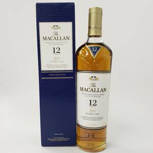 M33189(063)-547/IT6000　酒　The MACALLAN 12 YEARS OLD HIGHLAND SINGLE MALT SCOTCH WHIKSY マッカラン スコッチ 40％ 700ml 箱付き