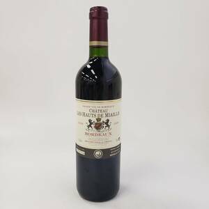 M41101(053)-534/TY3000　酒　CHATEAU LES HAUTS DE MIAILLE 2006 BORDEAUX　シャトー・ル・オー・ド・ミアイユ　12.5％ 750ml