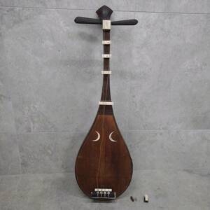 H20008(053)-832/IR3000 biwa traditional Japanese musical instrument details unknown 