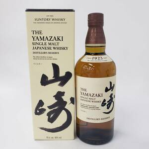 M13912(052)-540/KH8000【千葉県内のみ発送】酒　山崎 THE YAMAZAKI SINGLE MALT JAPANESE WHISKY SINCE 1932 YEAR　43％ 700ml 箱付き