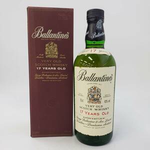 M39368(054)-550/YS4000　酒　Ballantine's 17 YEARS OLD VERY OLD SCOTCH WHISKY バランタイン 17年 スコッチ 43％ 750ml 箱付き