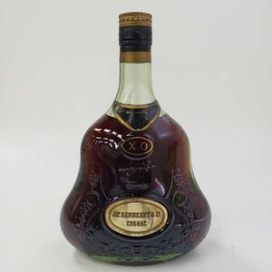 M100246(054)-556/NT20000　酒　Hennessy X.O COGNAC ヘネシー コニャック ブランデー グリーンボトル ゴールドキャップ 700ml