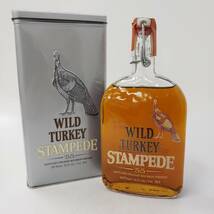 M35571(054)-604/TH6000　酒　WILD TURKEY STAMPEDE '55 ワイルドターキー スタンピード バーボン ウイスキー 52.5％ 500ml ケース付き _画像1