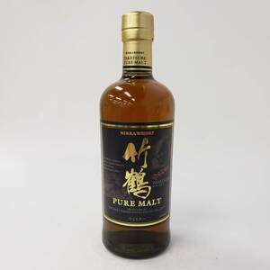 M35693(054)-605/MY8000【千葉県内のみ発送】酒　竹鶴 NIKKA WHISKY TAKETSURU PURE MALT ニッカ ピュアモルト ウイスキー 43％ 700ml