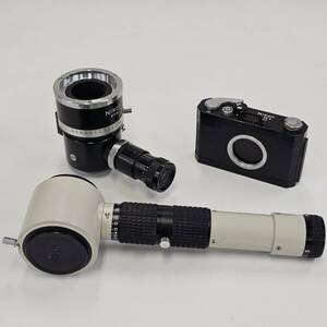 E20365(061)-613/SY4000 film camera & lens 2 point set Nikon M-35S 83976/ Nikon PFM 1.25