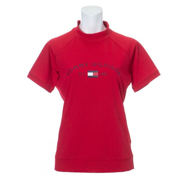 ゴルフウェア 春夏 秋 レディース 女性 トップス ロンT シャツ 半袖 ハイネック モックネック Tシャツ レディースウェア