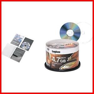 【限定】ブラック 【DVD-R 50枚セット】 ディスクケース 省スペース CD DVD 1枚収納 30枚パック CCD-DPD30BK ブラック