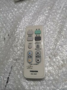 TOSHIBA FRC-204T 照明リモコン 中古 綺麗 クリック