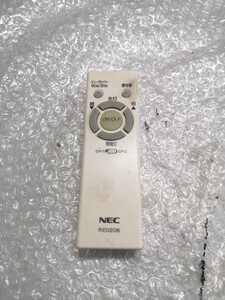 NEC RE0208 照明リモコン 中古 綺麗 クリック