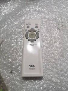 NEC RE0206 照明リモコン 中古 綺麗 レタパ 