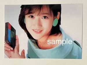  Okada Yukiko L stamp photograph idol 1081