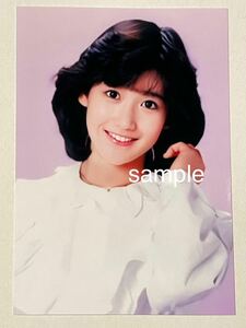  Okada Yukiko L stamp photograph idol 1121
