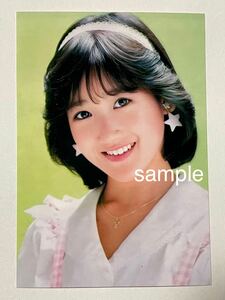  Okada Yukiko L stamp photograph idol 1165