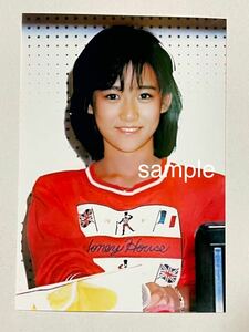  Okada Yukiko L stamp photograph idol 1178