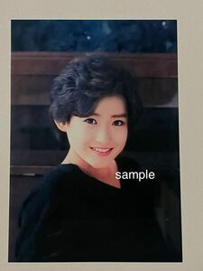  Okada Yukiko L stamp photograph idol 1221