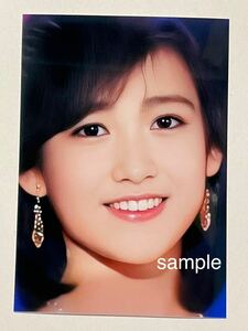  Okada Yukiko L stamp photograph idol 1225