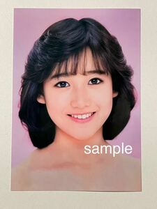  Okada Yukiko L stamp photograph idol 1226