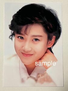  Okada Yukiko L stamp photograph idol 1244