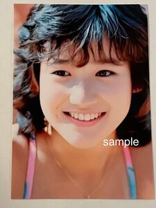  Okada Yukiko L stamp photograph idol 1248
