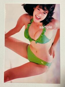  Okada Yukiko L stamp photograph idol 1268